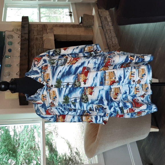 Margaritaville Shirts Margaritaville Carbeach Print Cotton Button